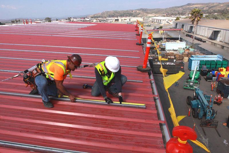 Industrial Roof Installation